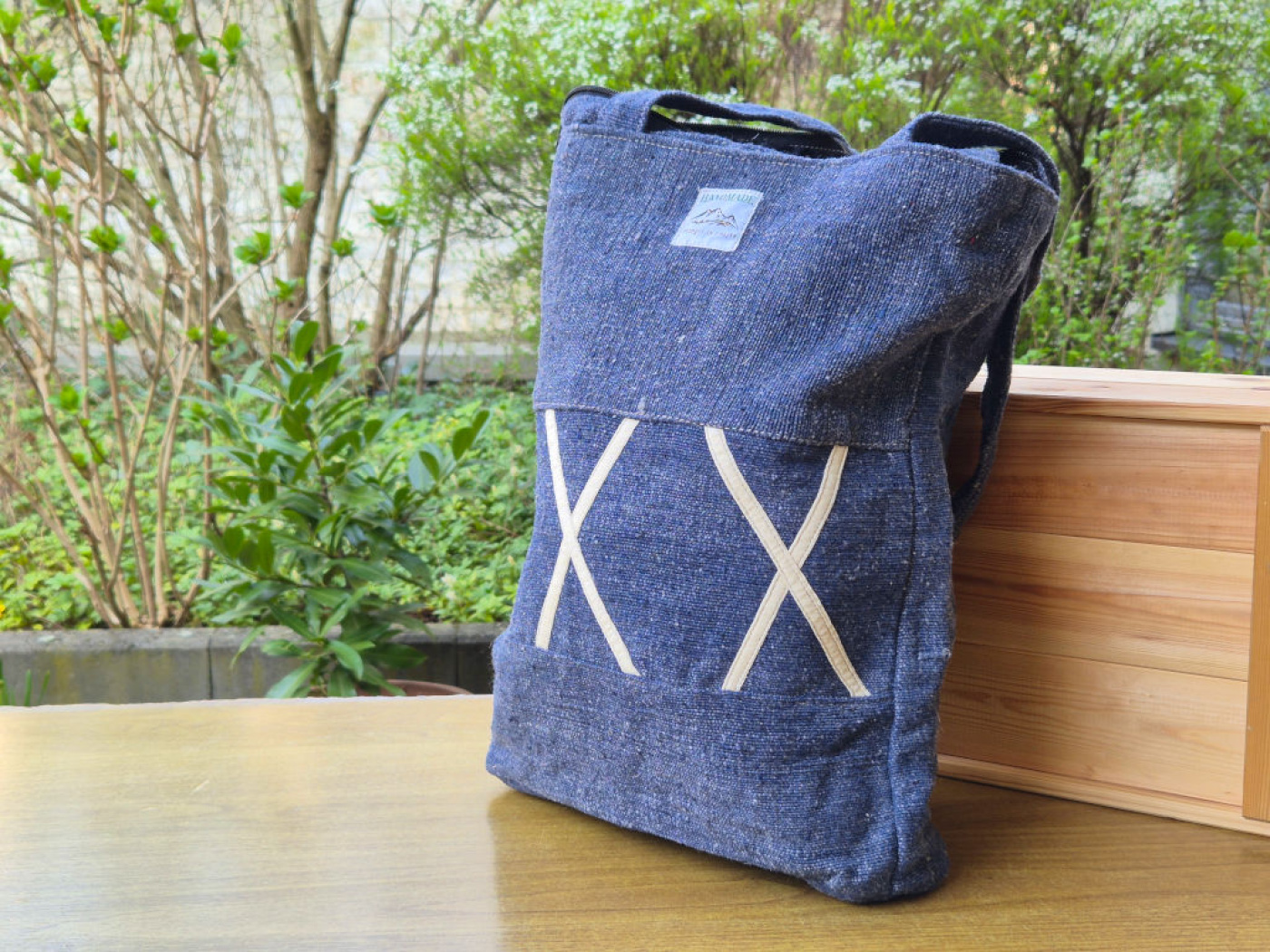 Tote Bag in Blau
